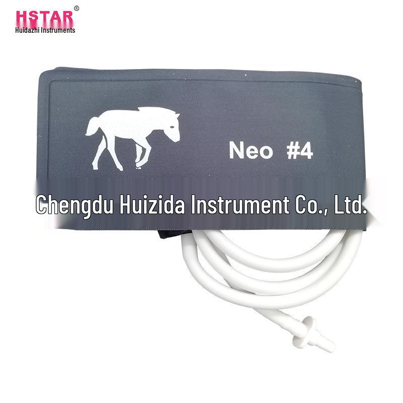 Veterinary Reusable Nylon Single Tube Animal Blood Pressure Cuff Sleeve