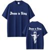 Jesus Is King Graphic T-shirt Christian Religious Short Sleeve T-shirts Summer Men Women Fashion Gothic Rock T Shirt Streetwear