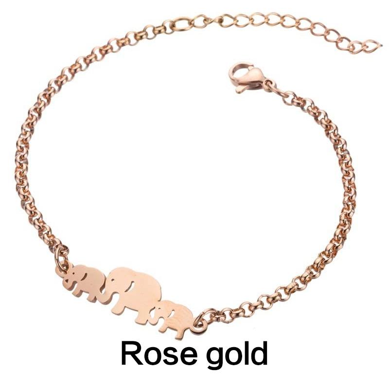 

Stainless Steel Elephant Animal Bracelet Women s Fashion Simple Cute Jewelry Stonego Brand