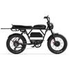 LANKELEISI X-Black-Knight 2 × 1000W Double Moteurs Vélo Électrique 45AH Batterie Électrique 26 "pouces Gros Pneu E-Bike