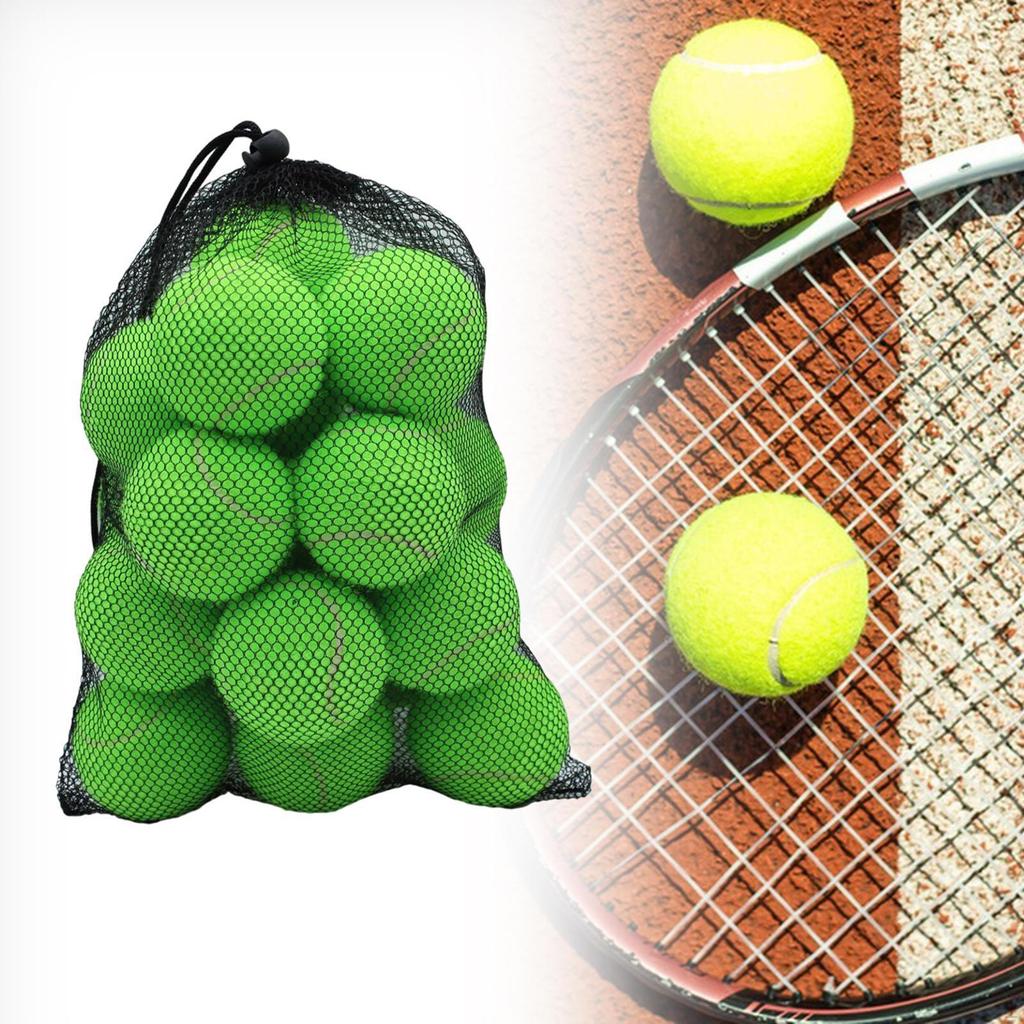 20 Pieces Tennis Balls Training Pet Dog Elastic Wear Resistant for