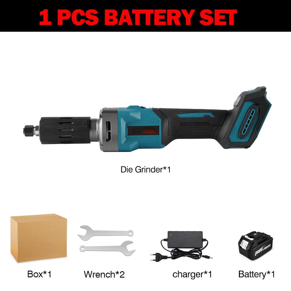 2000W 35000RPM Portable 4 Gear Brushless Electric Die Grinder Wireless Variable Rotary Tool Grinding Machine