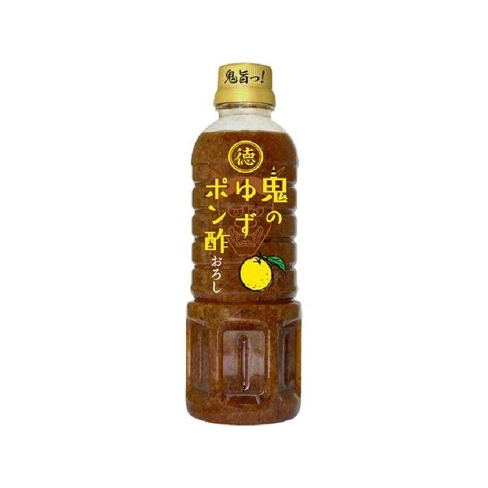 Japan Tokushima Sangyo Oni No Yuzu Ponzu Vinegar with Grated Radish 400ml