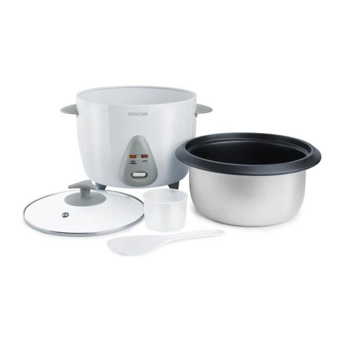 Cuiseur à riz - SENCOR - SRM1500WH - 1,5L - Cuisson vapeur - Riz sushi - Maintien au chaud 6h - Cuve antiadhésive - Blanc