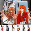 Rurouni Kenshin Anime Phone Case for Samsung S10 20 22 23 A10 40 for Xiaomi10 Note10 for Huawei P50 20 Honor60 70