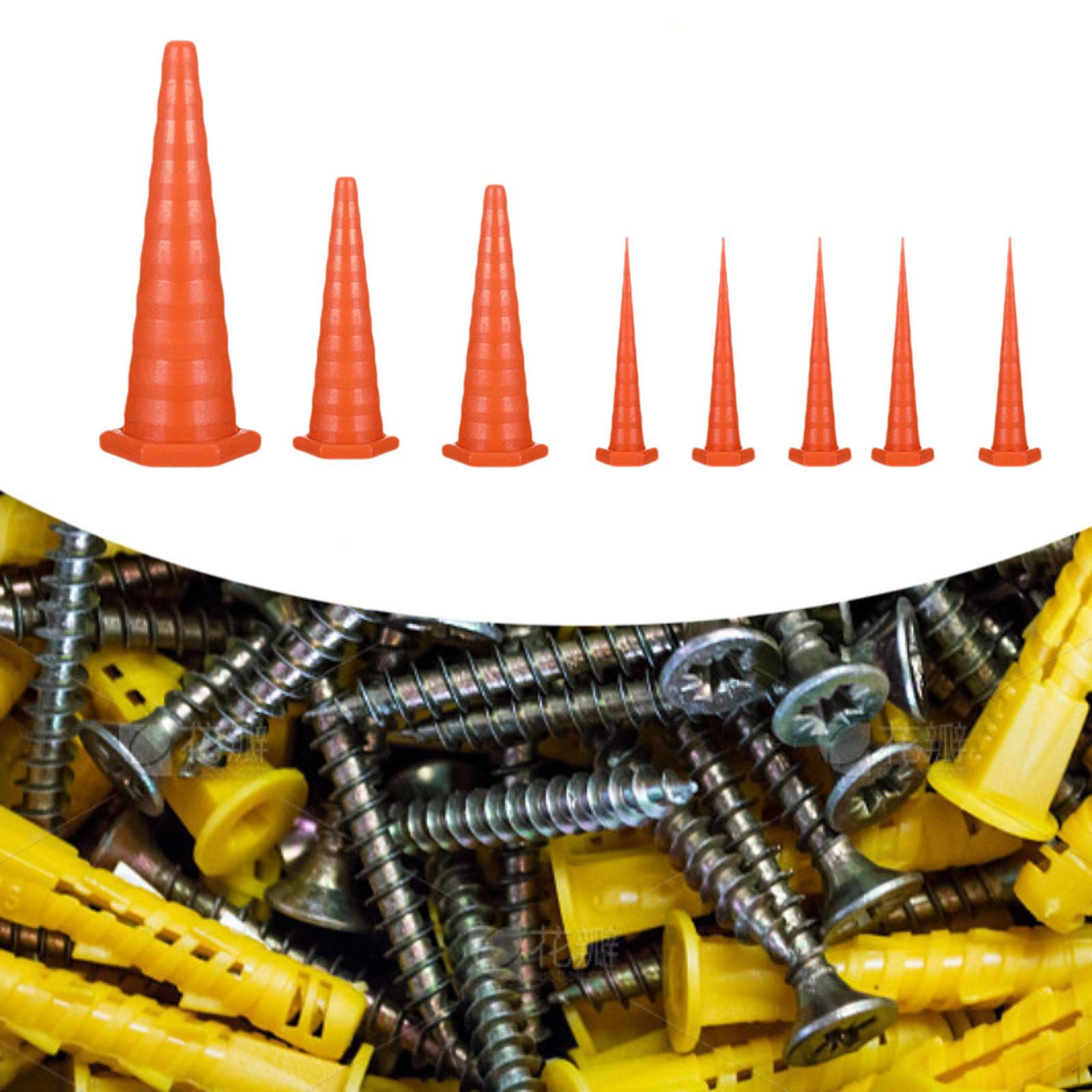 

22 Pieces Hydraulic Hose Plug Silicone Leak Prevent Assortment Reusable Suitable for Industrial оранжевый