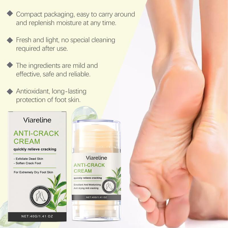 Hydrating Foot Stick Deep Nourishment for Dry Cracked Heels Promotes Cell Renewal Easy Home Use Daily Moisturization