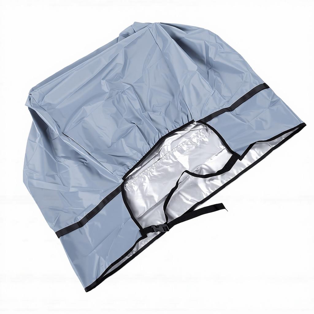 Outboard Motor Dust Cover Water and Sun Proof Outdoor Marine Engine Protector Cover Fit 50 115 Horsepower Motor