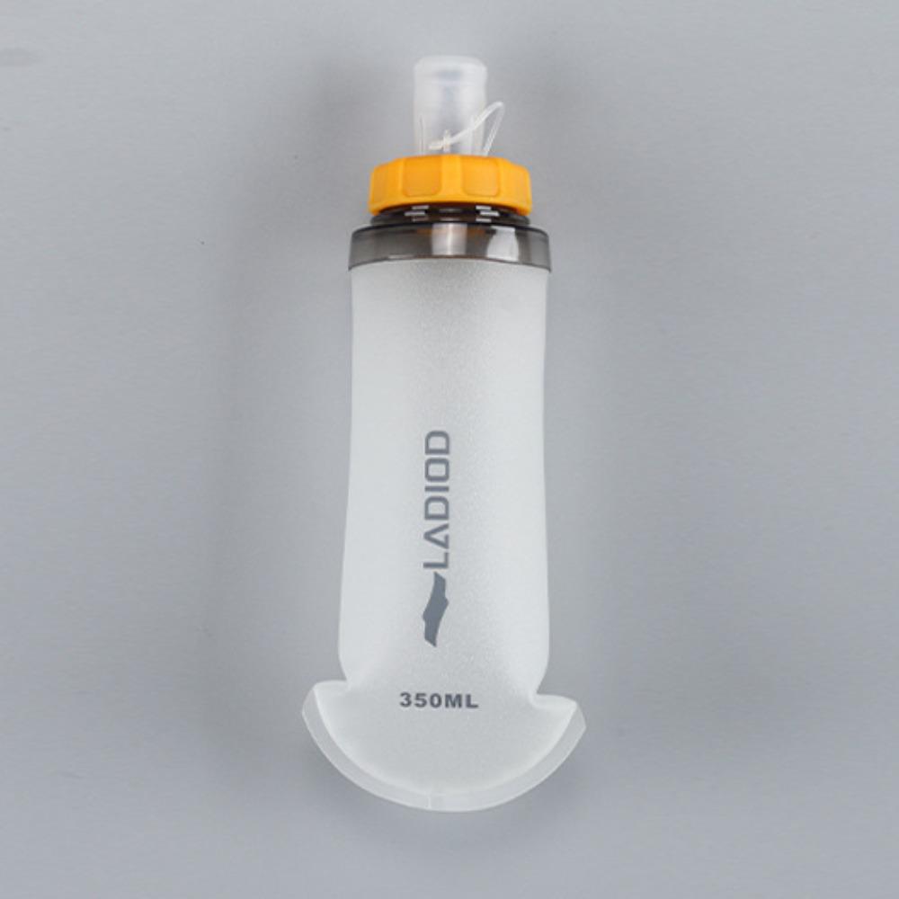 350ml Folding Soft Sport Bottle Thick Design Foldable Water Bag Soft Sports Water Bottle  Jogging