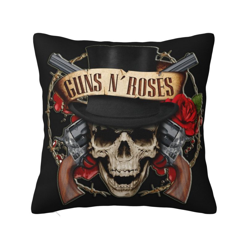 

Guns N Roses Чехол на подушку с логотипом Bullet 40x40см Вельветовый чехол на подушку в скандинавском стиле для автомобиля, дивана 30x30cm 12x12in