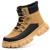 Lightweight High-Top Steel Toe Safety Work Boots