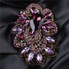Rhinestone Brooch Pins for Women Shiny Boutique Decoration Badges Party Banquet Dress Gift