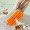 Electric Pet Spray Massage Brush 3-in-1 Steamer Comb for Dogs Cats Grooming Removing Tangled Loose Hair Anti-Static Cleaning