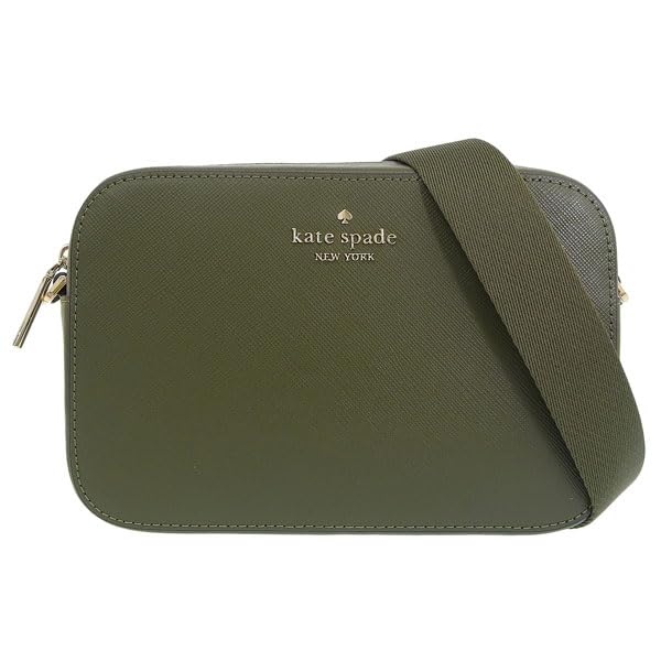 Kate Spade Madison Mini Camera Bag KC584 in Saffiano Leather (SeaweedGreen) - Women's Shoulder Bag, Outlet
