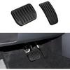 ASUBHA Foot Pedal Pads Set, Car Pedal Covers, Auto Aluminum Pedal Covers, Non-Slip Performance Aluminum Car Accessories Brake & Accelerator Pedal