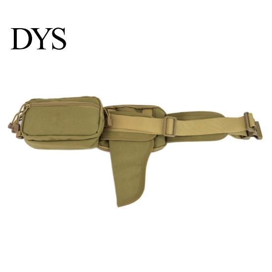 Drop-Down Holster Fanny Pack Tactical Waist Bag with Adjustable Strap, Portable Pack, Multiple Compartments EDC Essentials Organizer Pouch Outdoor