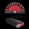 Temporary Card Parking Concealed Car Cars Stop Sign Number Cards Sticker