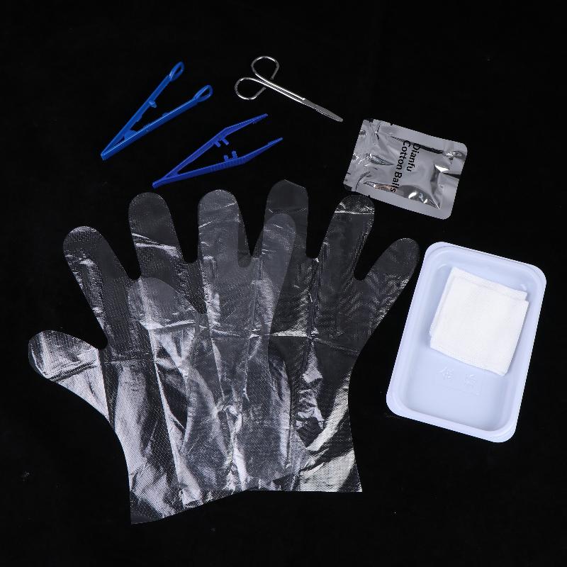 1 Set Debridement Suturing Disinfection Wound Care Tool Kit New Sterile Disposable Dressing Replacement Tool Kits
