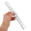 2 Set Refrigerator Shelf Pilaster Track With Plastic Round Clips Support Hooks For Freezer Hole Spacing 175mm Easy To Install