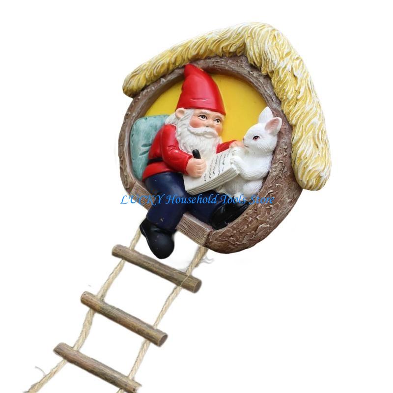 

J0MC Художественный Сад Скульптур и Декор для Дома Смоляные Фигурки Гномов Реалистичные Статуи Деревьев для Уличного Использования China Mainland