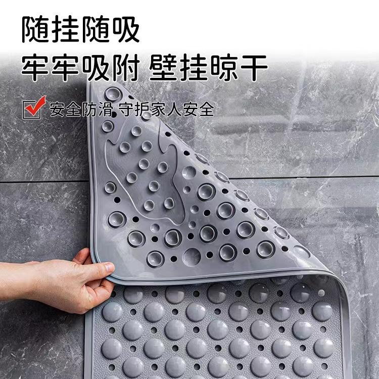 Tapis Anti-Glisse Salle de Bain PVC Douche Anti-Chute Tapis de Pied Épaissi Dauphin Massage Sol Salle de Bain Tapis de Bain Tapis de Douche