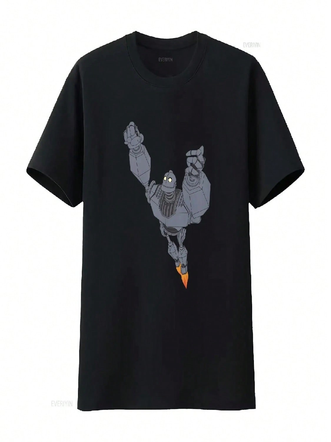 The Iron Giant Softstyle T Shirt Vintage Washed Stretched Designer Clothes Slightly Unisex Streetwear Top For Everyday Wear S разноцветный