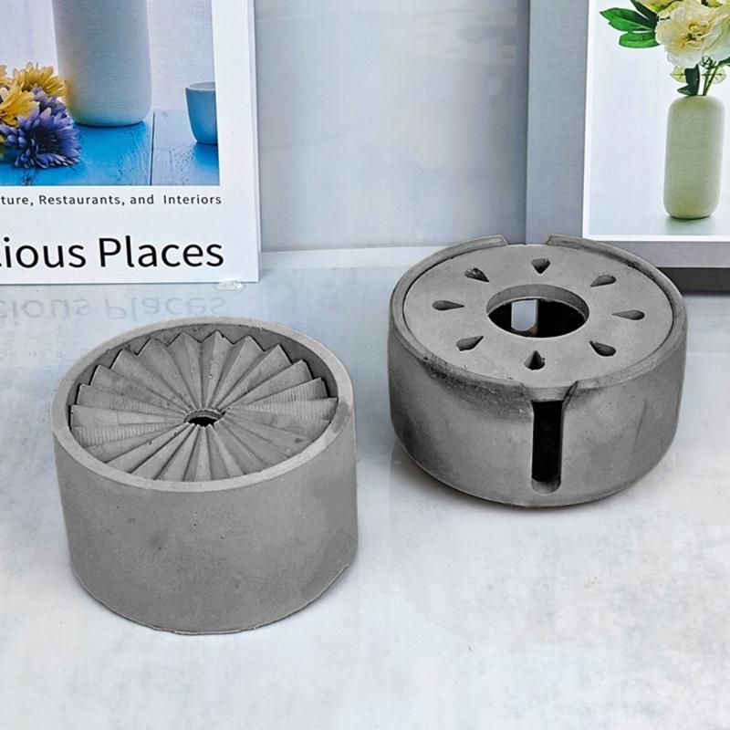 Versatile Concrete Silicone Mold Candle Box Moulds DIY Candle Holder Mould Silicone Material Candlestick Mold for Crafts