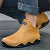Water shoes short tube couple rain shoes men's low-top outer wear thick-soled shallow mouth non-slip rubber shoes men and women