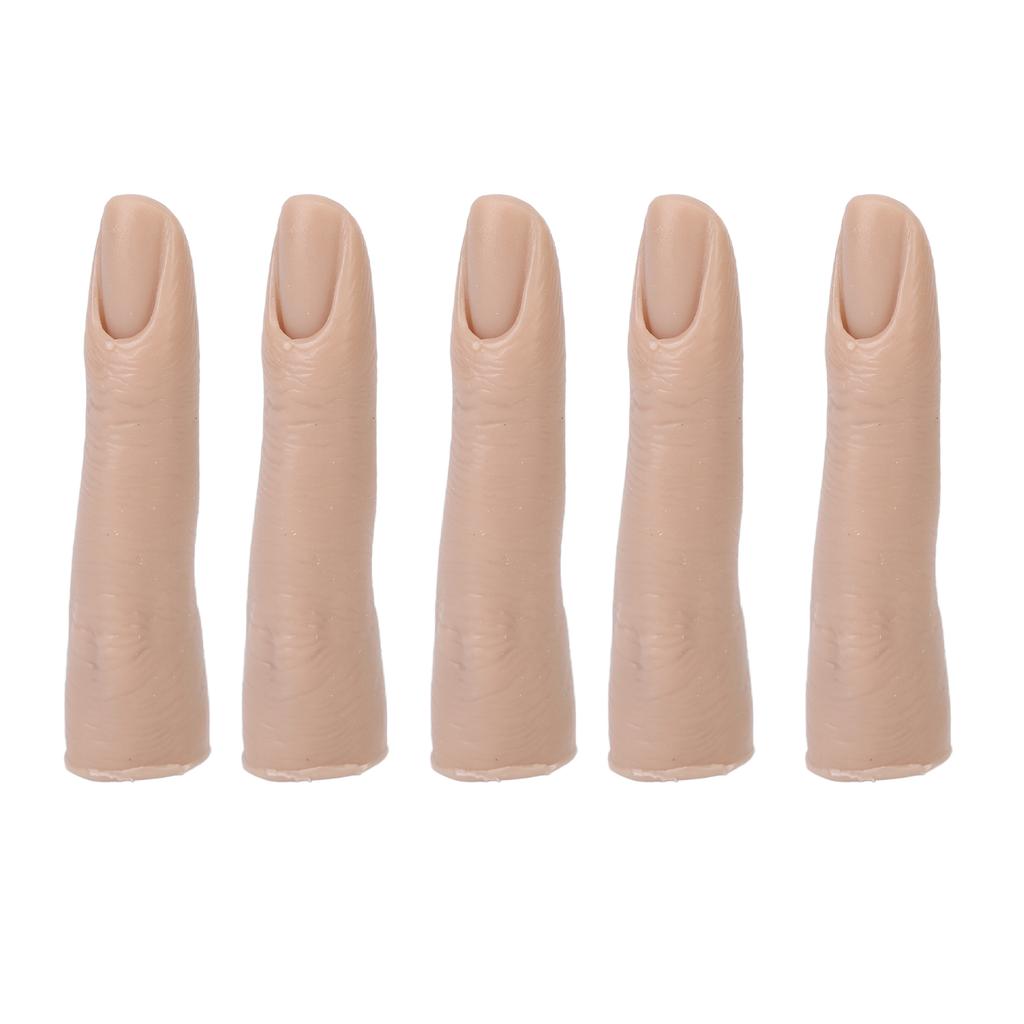 Silikon Übungsfinger für Tattoo Acrylnägel Übung Flexible Gelenke Nagel Finger
