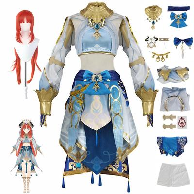   Sumeru Nilou Cosplay Dámské oblečení Dívčí šaty Halloween Kostým Dospělí Karneval Uniforma Oblečení Anime Oblečení