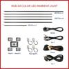 RGB 22in1 Car Interior Acrylic Car Ambient Lights For BMW E46 E90 E39 E60 E36 E30 E70 E91 E92 E93 Car Accessories