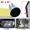 Isolant thermique de voiture sourcing map tapis isolation acoustique voiture porte capot moteur 10mm 40"x40" 100x100cm