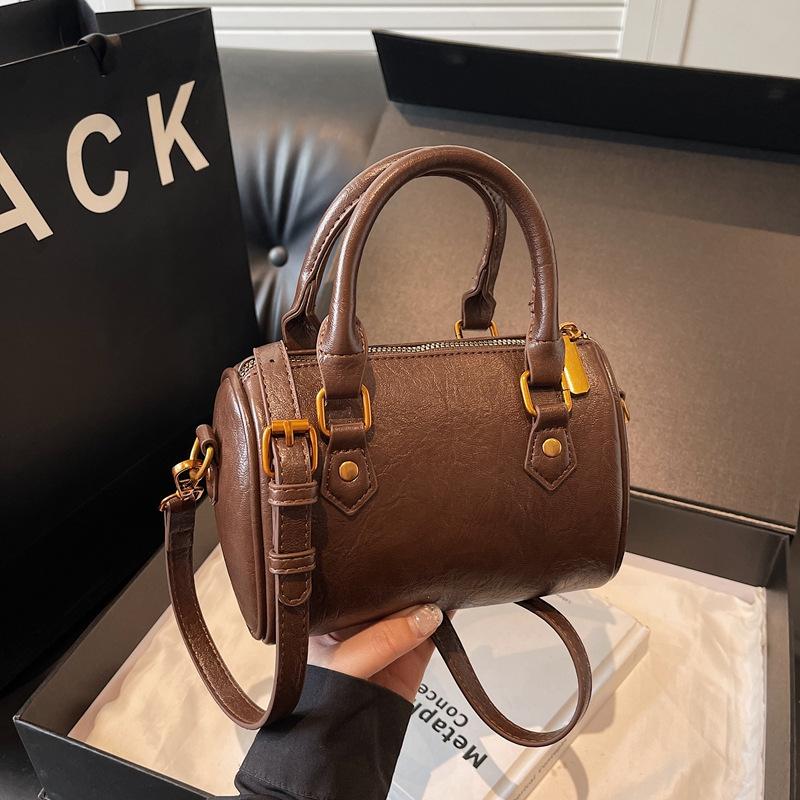 

Women s Bag 2026 Handbag Vintage Hobos Small Exclusive Pouch and Purse Versatile Crossbody Bag Bost Shoulder Bag коричневый
