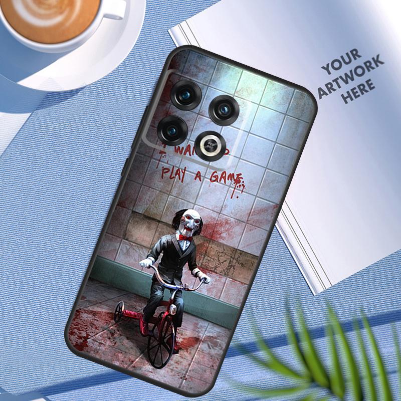 Saw Jigsaw Puppet Case For OnePlus 12R 10T 10R 9R 8T 12 11 9 10 Pro Nord CE 3 Lite 2 2T CE4 N10 N20 N30 Cover