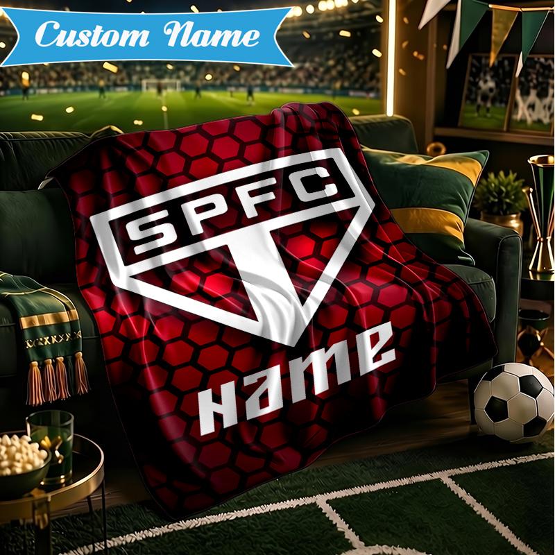Custom Name SPFC Thunder God Blanket Lightweight Ideal Bedding Blanket Perfect for Travel, Camping, Living Rooms, Sofas, Christmas gift