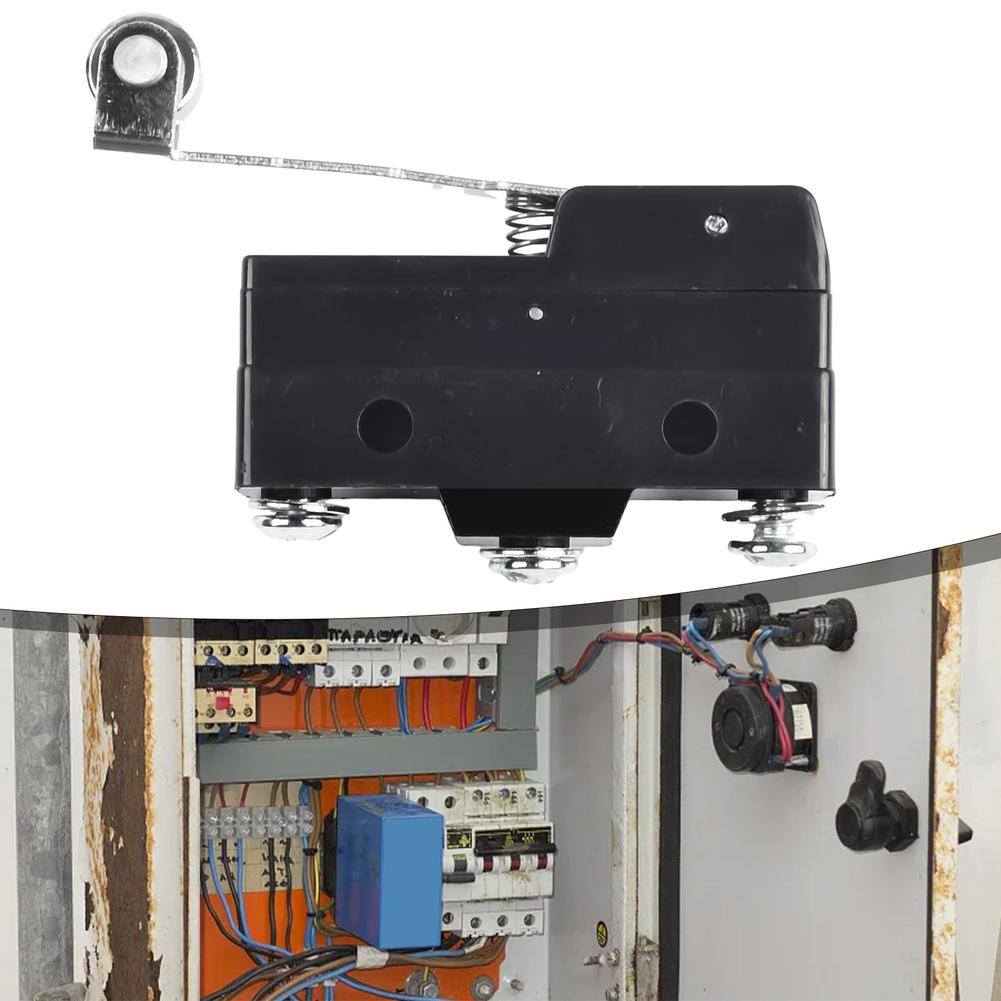 Black Limit Switch High Performance Limit Switch CNC Limit Switch Brass Terminal Flexible Installation For CNC Machinery