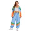 New Men's and Women's Ancient Hip-hop Rock Jacket Costumes Hippie Ball Stage Costumes