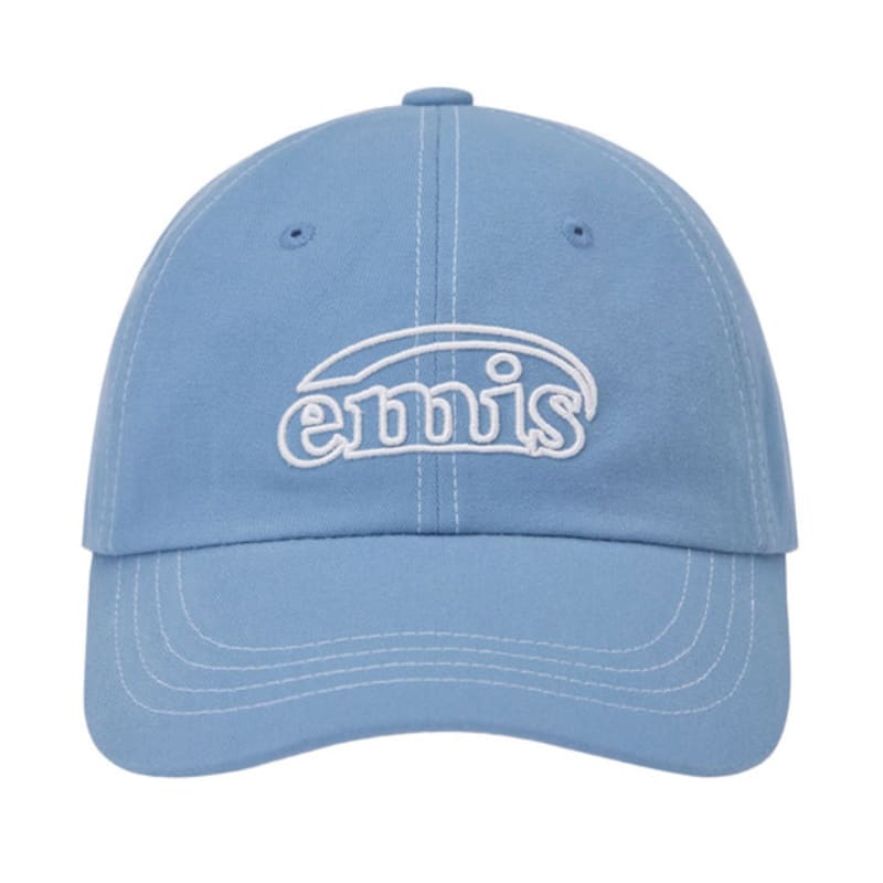 

EMIS WHITE STITCH BALL CAP-SKY BLUE SKY BLUE