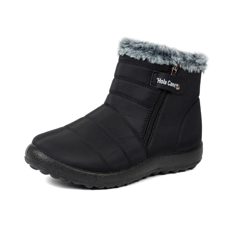 Women‘s Shoes Snow Boots Waterproof Winter Anti-Slip Cotton Large Size Warm Winter Boots.