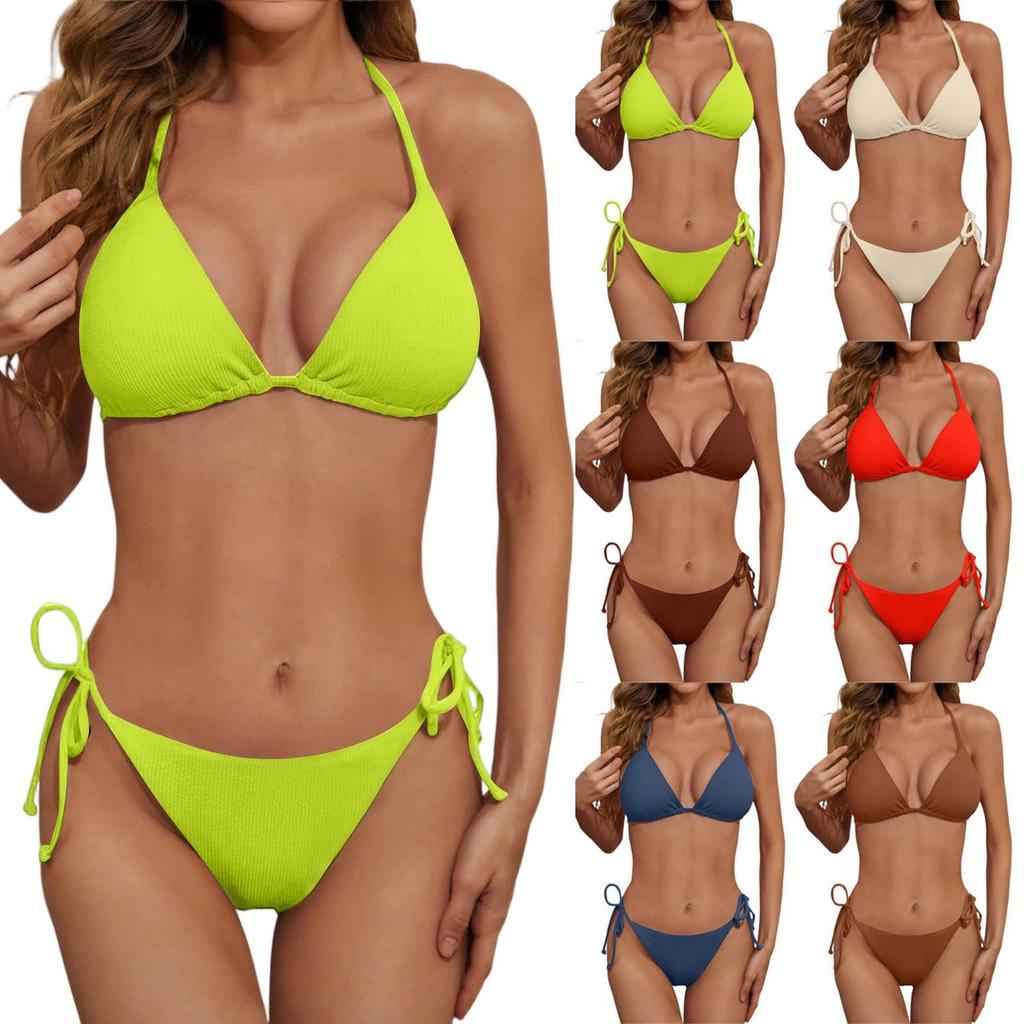 Women Two Piece Bikini  Swimwear Swimuit  Sexy Bathing Sets Bikini Sets Summer And Spring