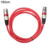 Audio Cable Shielded Anti-interference 100/180cm 3Pin XLR Male to Female Microphone AUX Cord for Mixer