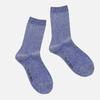 YELLOWSOCKS GLITTER SOCKS SILVER BLUE
