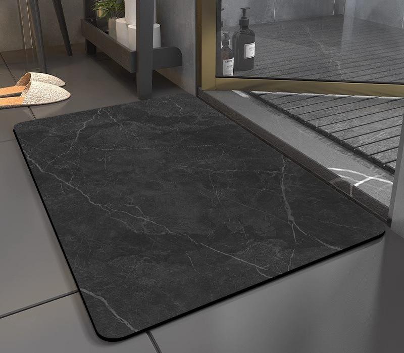Absorbent and Anti Slip Floor Pad, Diatomaceous Earth Foot Pad, Quick Drying Bathroom Door, Toilet, Bathroom Use