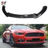2015-2017 Ford Mustang Carbon Fiber Front Lip, Flame-Style Splitter, and Chin Guard