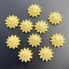 12PCS Resin Cute Cartoon Sunflower Figurines Flat Back Stone DIY Wedding Jewelry Decor Scrapbooks Accessories Crafts