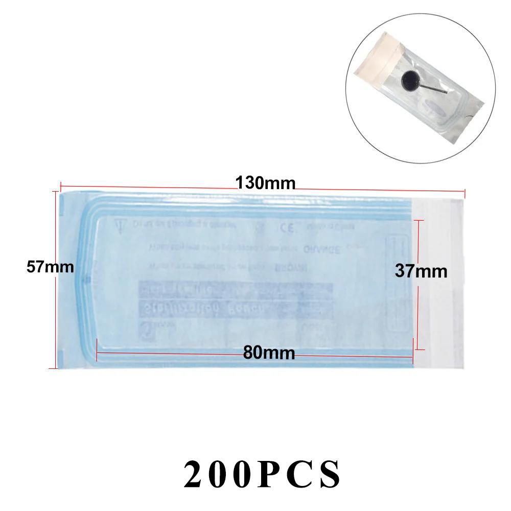 

200 шт. самозапечатывающихся стерилизационных пакетов 7 размеров одноразовые стоматологические сумки для хранения нейл-арта аксессуары для татуировок принадлежности