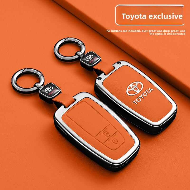 Compatible with Toyota key covers for Camry, Corolla, Avalon, RAV4, Highlander, Levin, CHR, and Velite