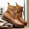 First Layer Cowhide Boots Men's Short Boots Versatile Leather British Retro Martin Boots Men's Tooling Boots Desert Locomotive Boots