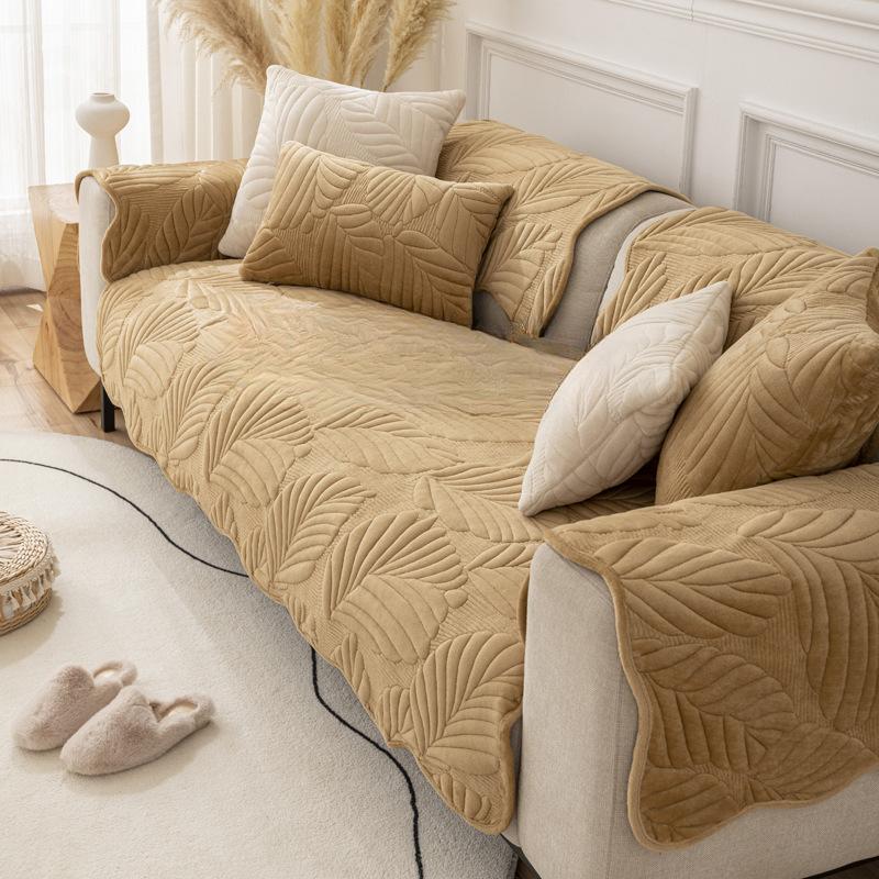 Nordisches, schlichtes Sofakissen in Volltonfarbe, für alle Jahreszeiten, Plüschstoff, rutschfestes Kissen, Winter, allgemein, moderner Sofabezug, Schonbezug