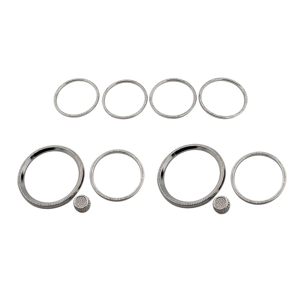 Pro Mercedes Benz E Class W213 2016- Centrální konzole Klimatizace AC Output Ventil Refit Crystal Diamond Decal Ring